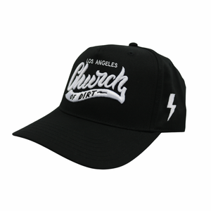 Black & White Los Angeles Curved Bill