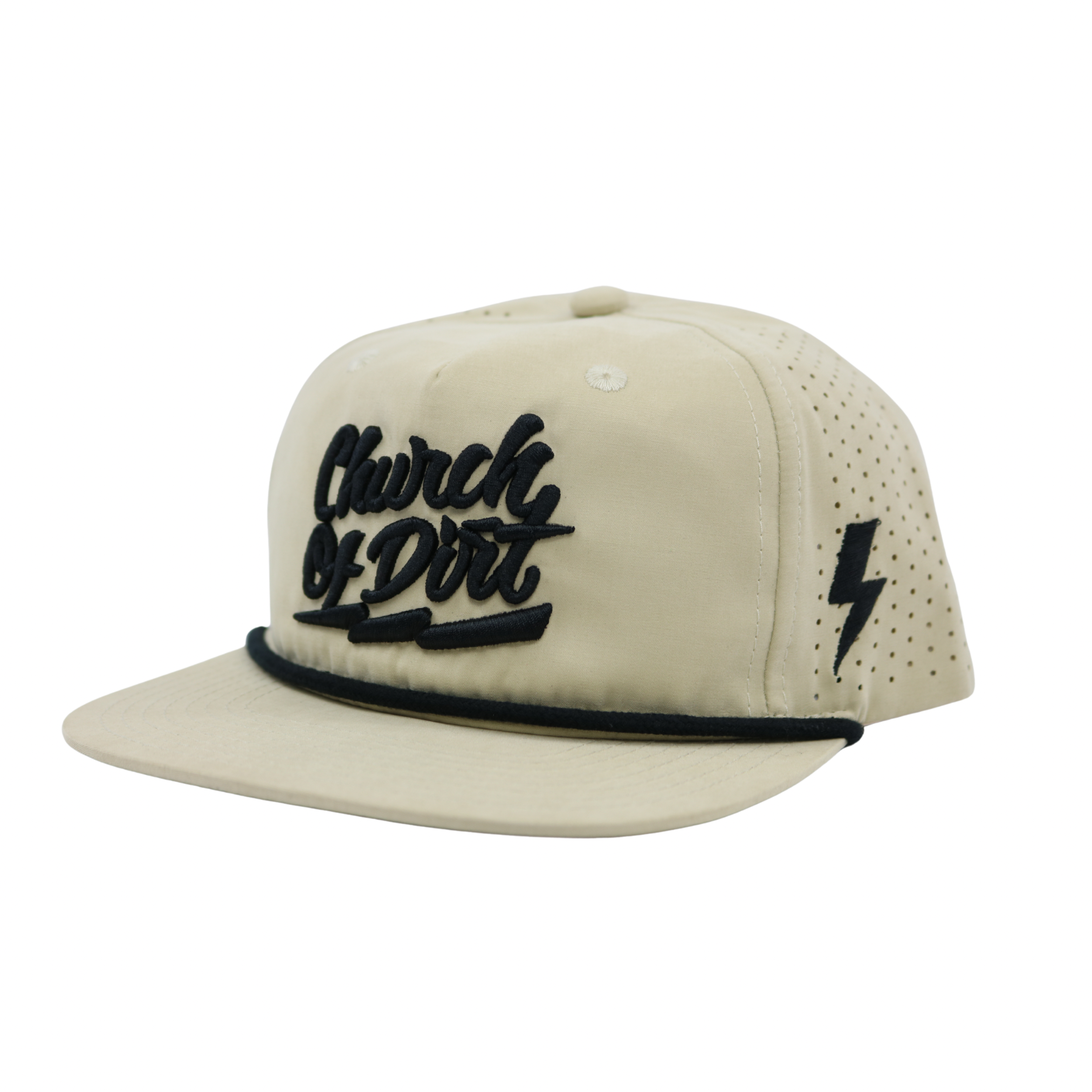 Birch & Black Bolt Rope Snapback