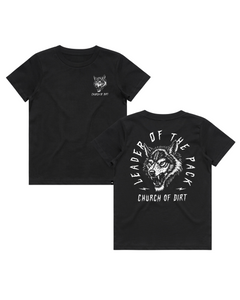 Toddler Leader Of The Pack Premium Black T-Shirt