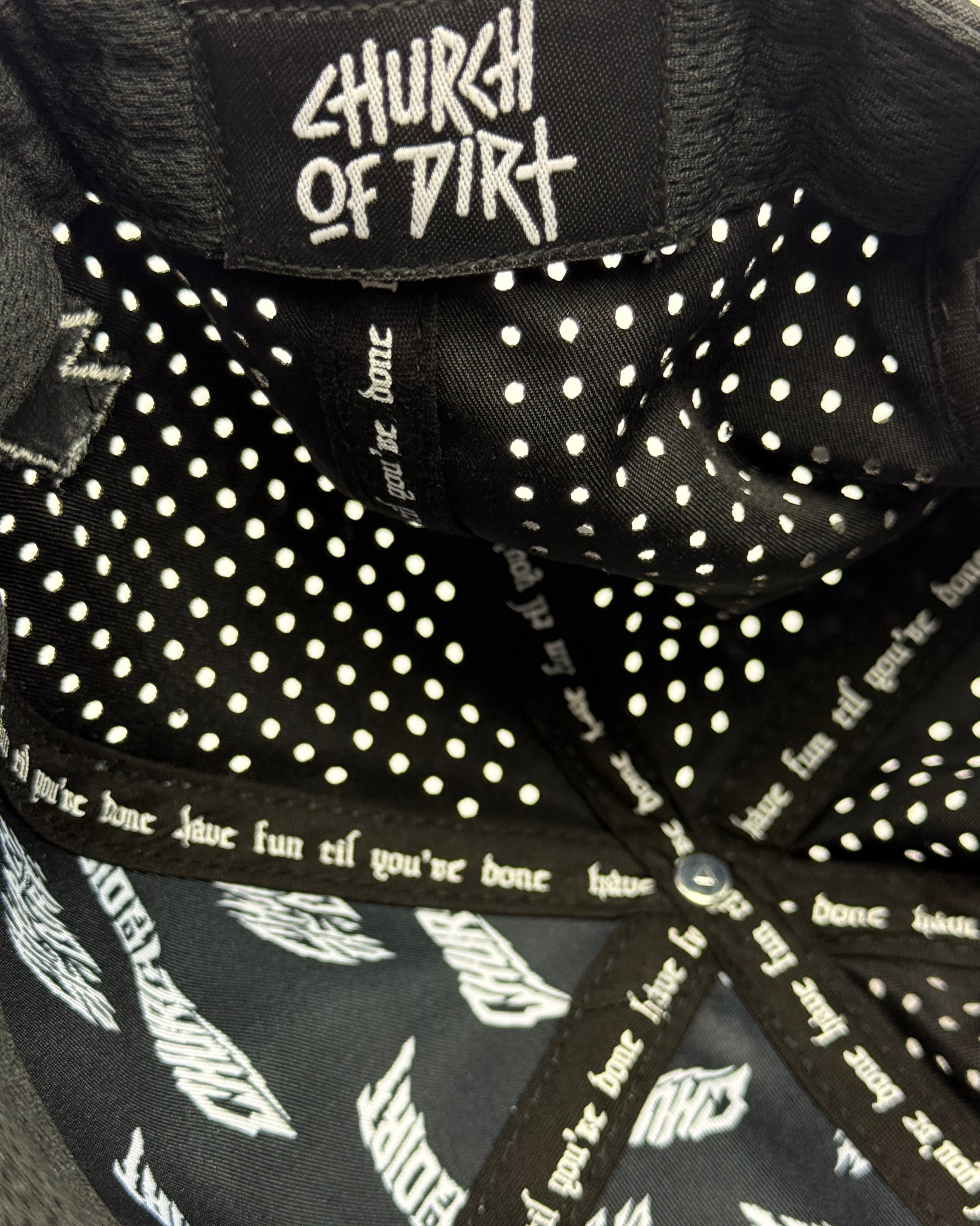 Church Of Dirt Black SnapBack