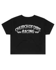 Women’s COD Racing 002 Black Crop Top