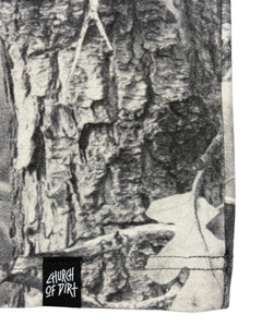 Embroidered Gray Vintage Tree Camo T-Shirt