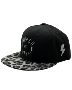 Black & Gray Leopard Bill OG Snapback