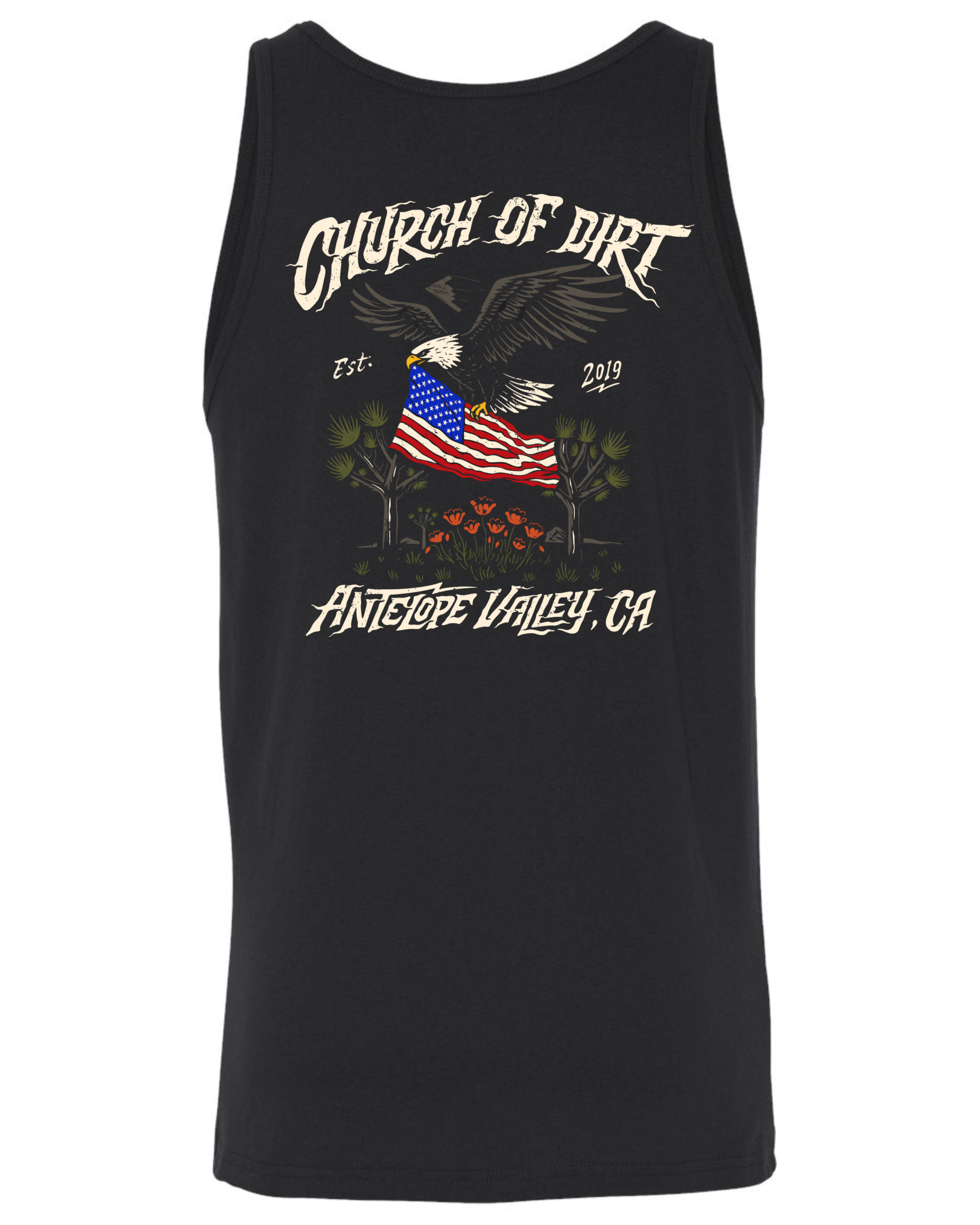 Bomber Black Tank Top