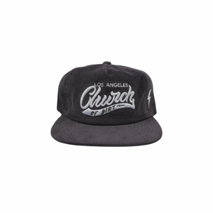 Los Angeles Gray Corduroy Snapback