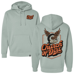 Adult Burnout Dusty Sage Heavyweight Hoodie