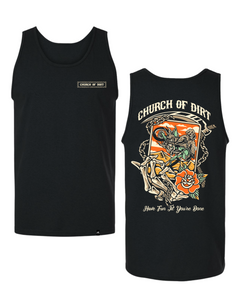 Unchained Black Tank Top