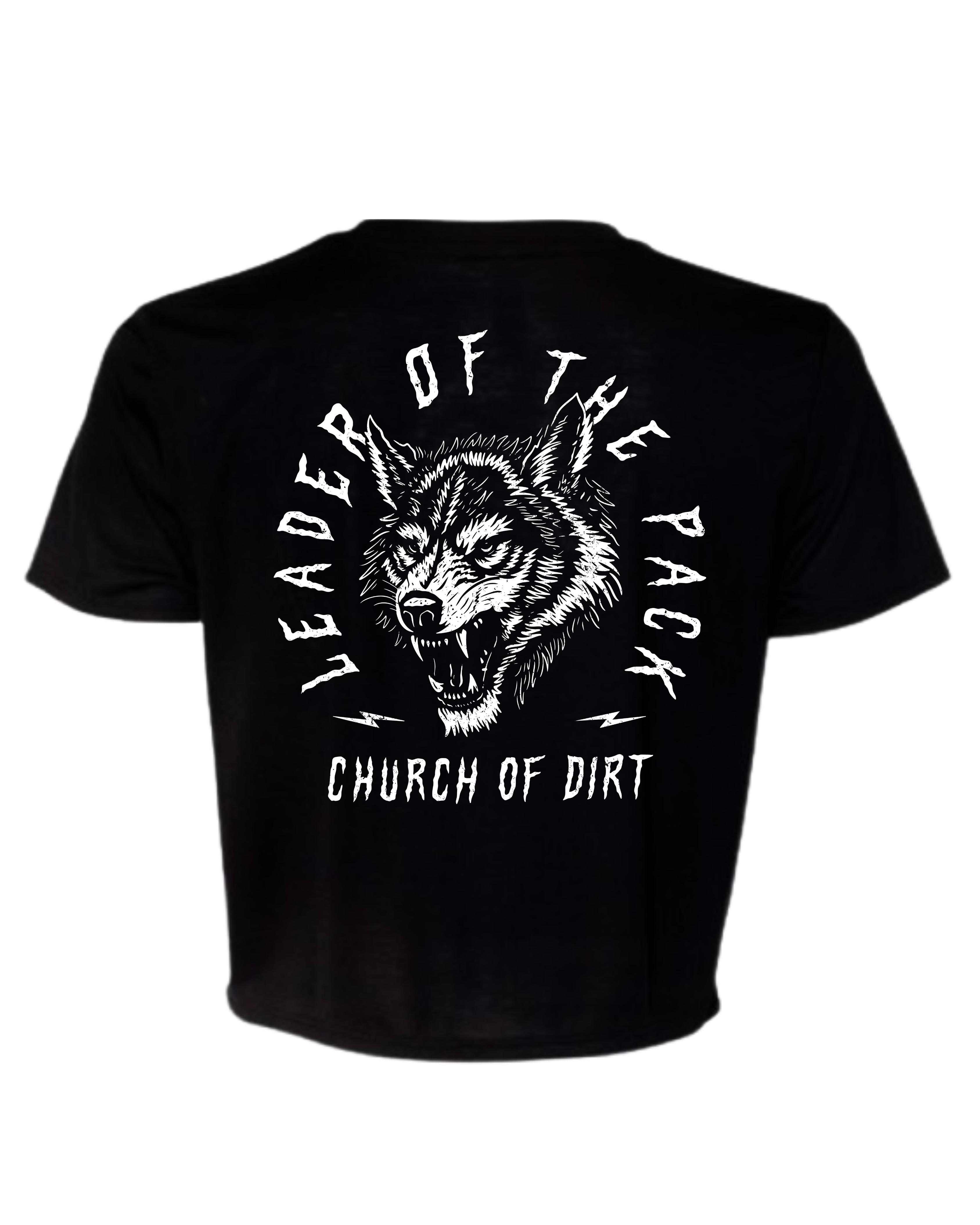 Women’s Leader Of The Pack Black Crop Top