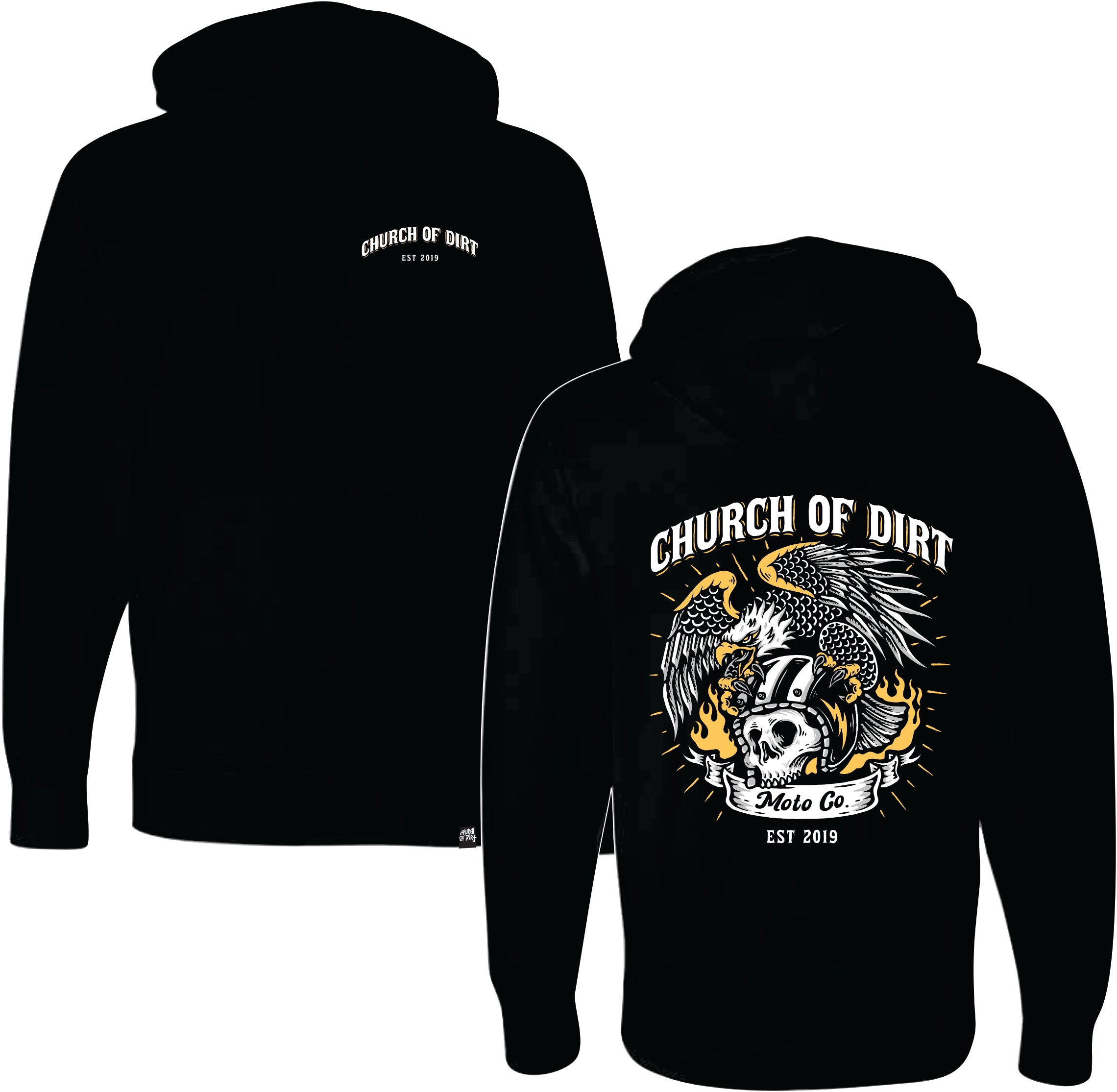 Youth Gold Wing Black Hoodie