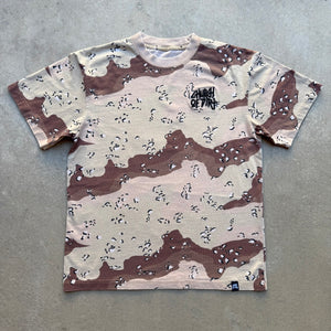 Embroidered Dirt Surfer Desert Storm Camo T-Shirt