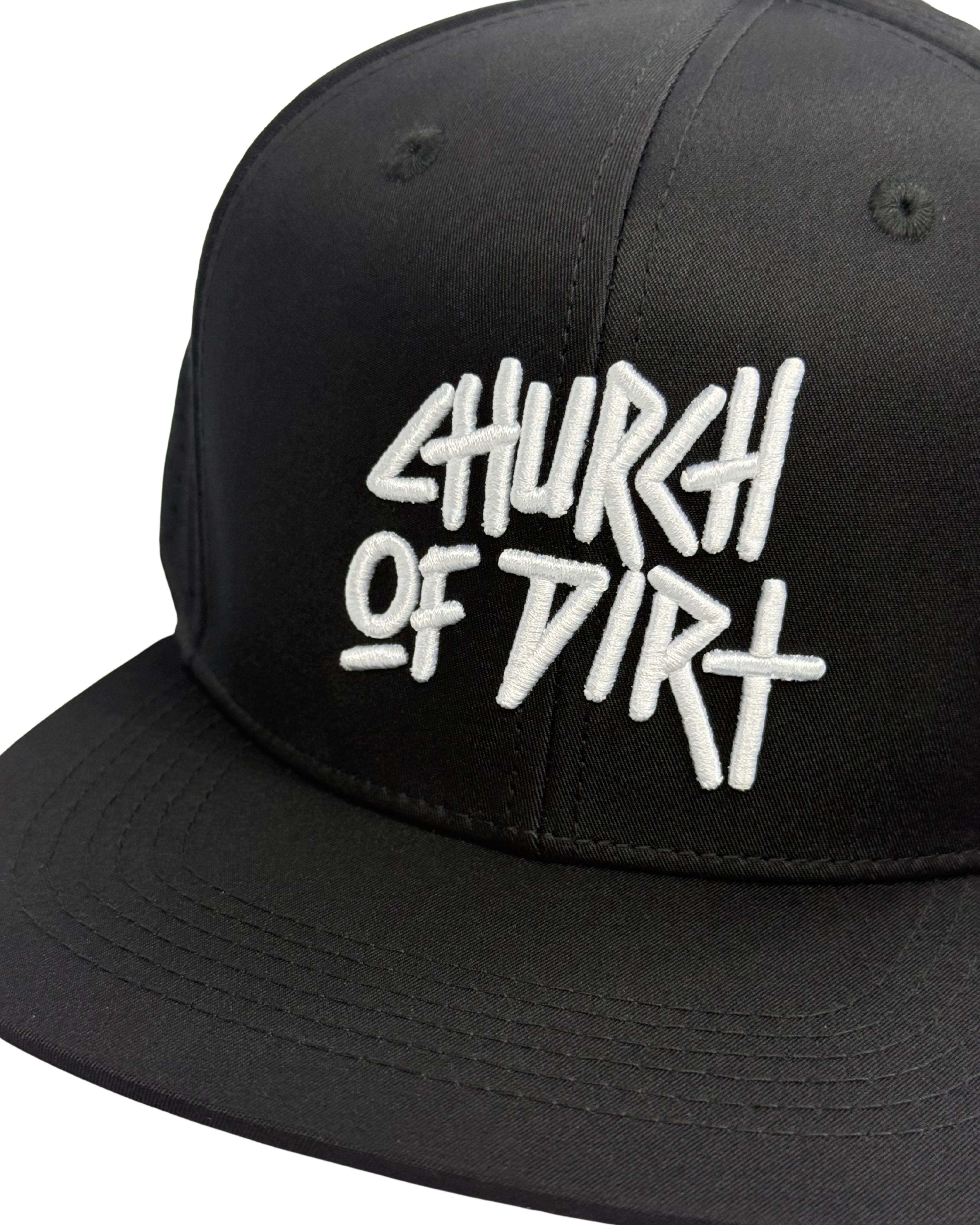 Church Of Dirt Black SnapBack