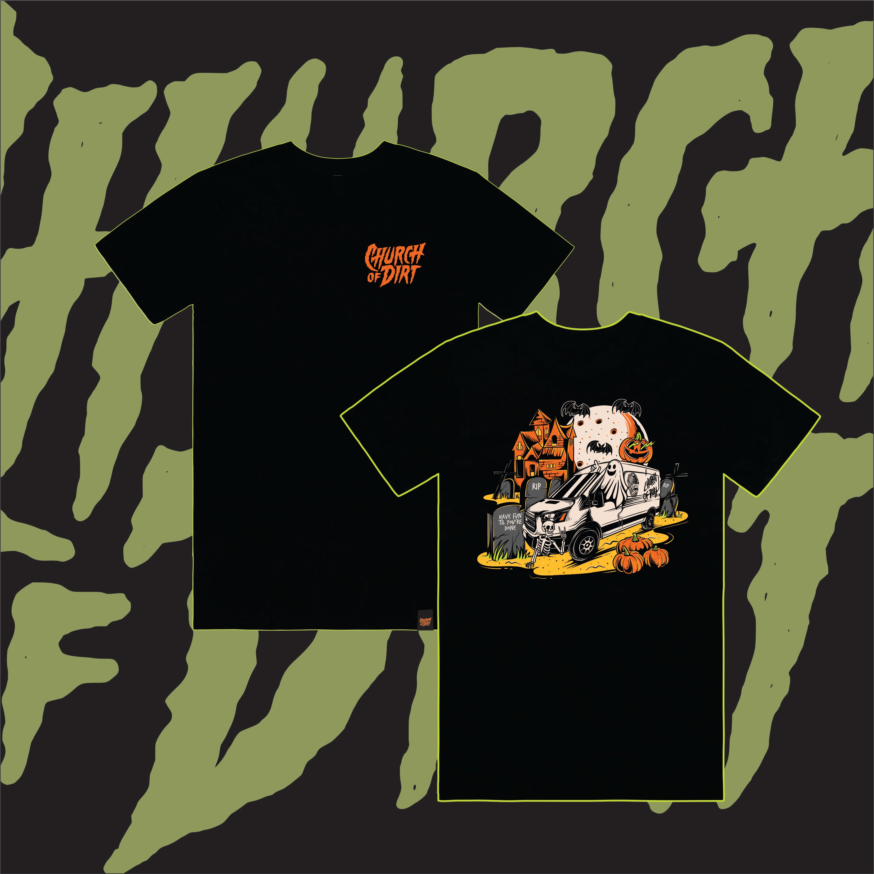 Youth Black Limited Edition Glow In The Dark Halloween 23 T-shirt