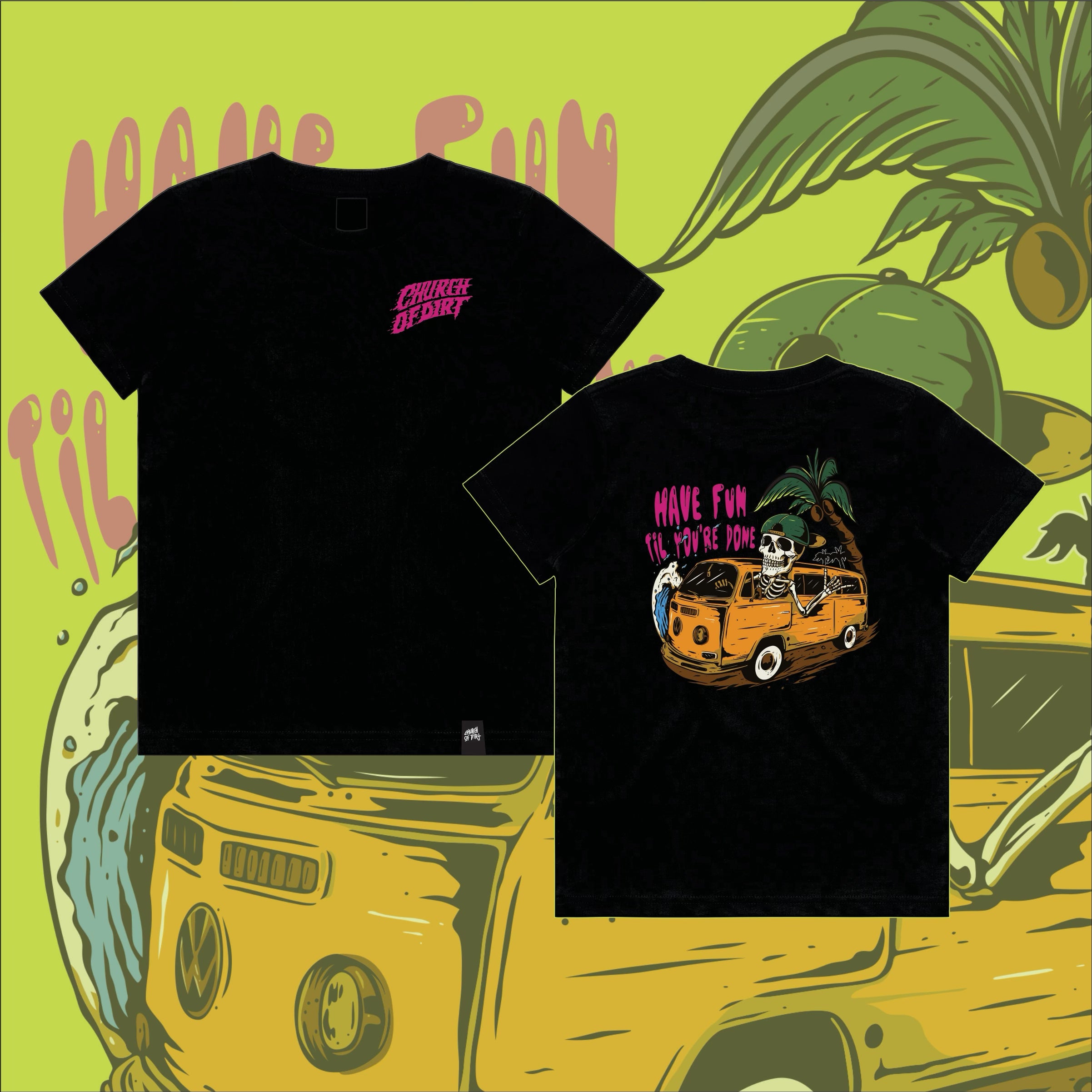 Youth Sunday Driver Black T-Shirt