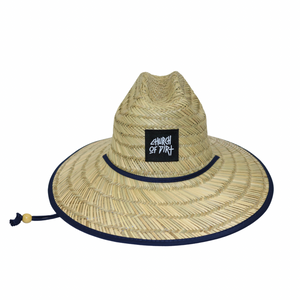 Dirt Surfer American Flag Straw Hat