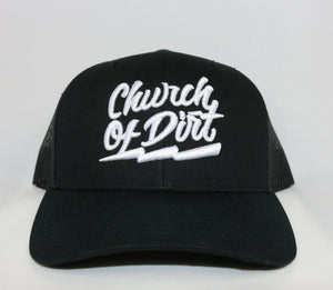 Black Bolt Curve Bill Snapback