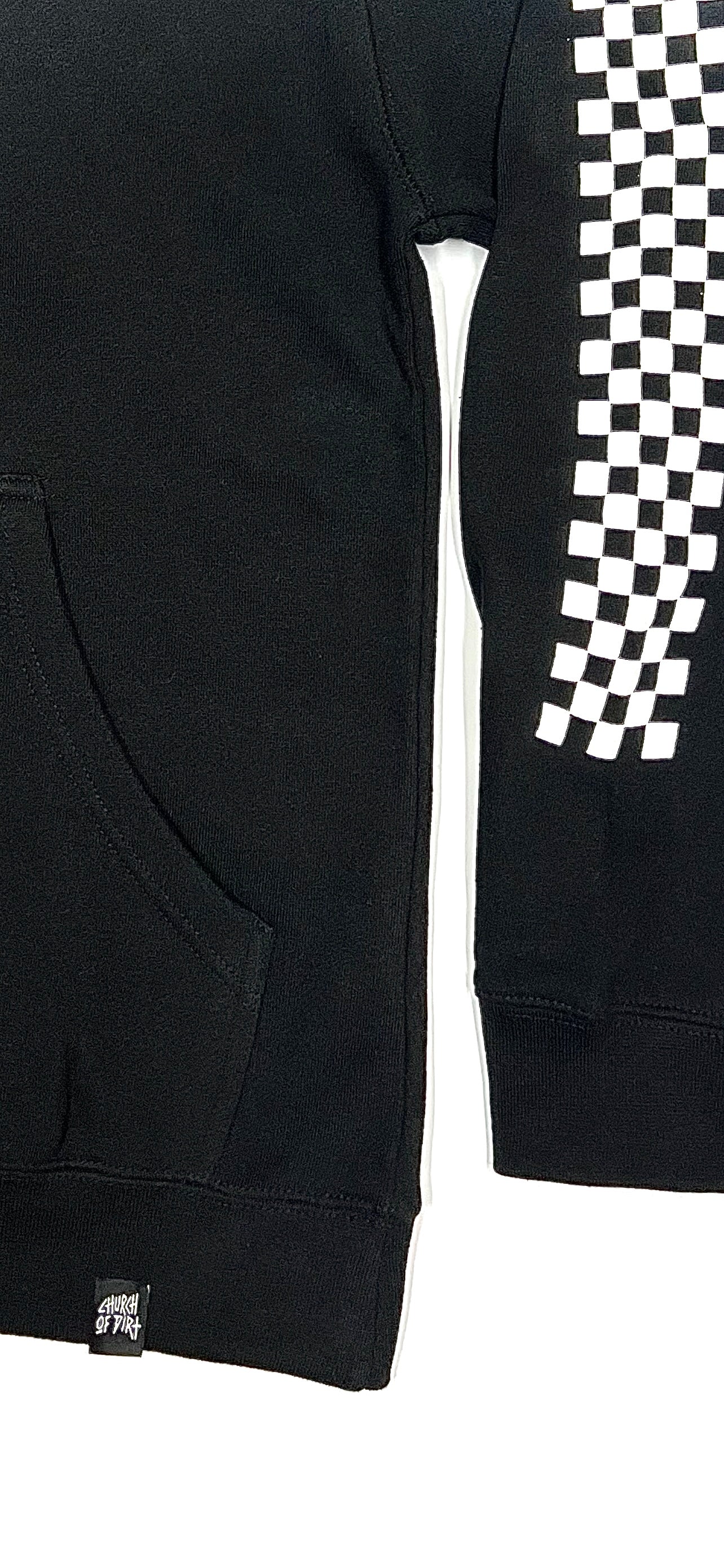 Black Heavyweight “Ghost Rider” Hoodie