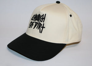 Natural & Black Dirt Surfer Curved Bill