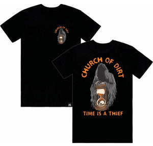 Toddler Black Time Thief T-Shirt