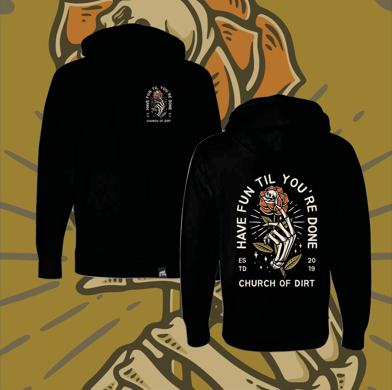 Youth Black Every Rose Hoodie