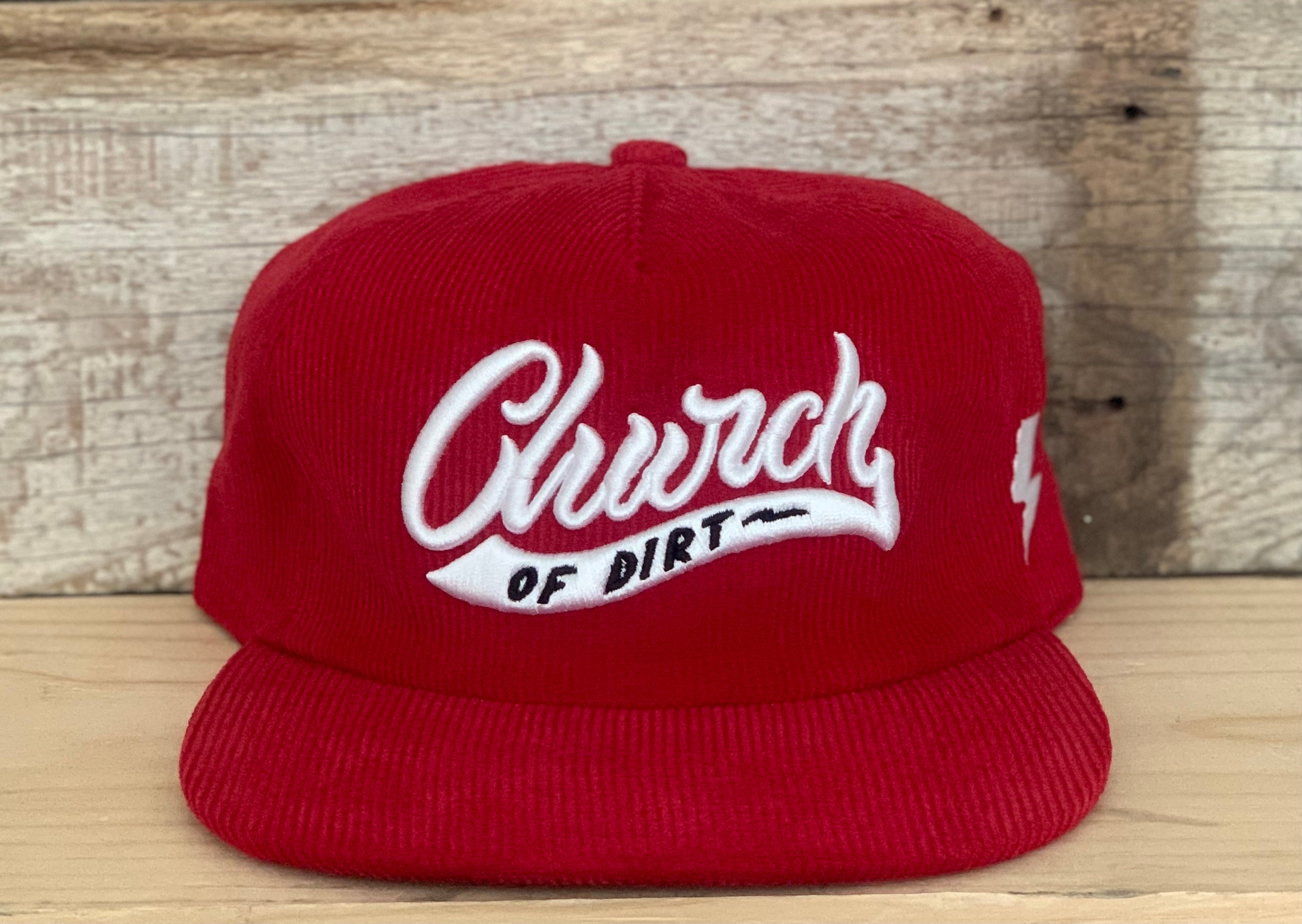 Los Angeles Red Corduroy Snapback