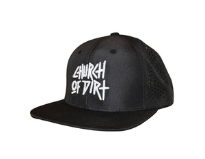 Dirt Surfer Black Perforated Hat