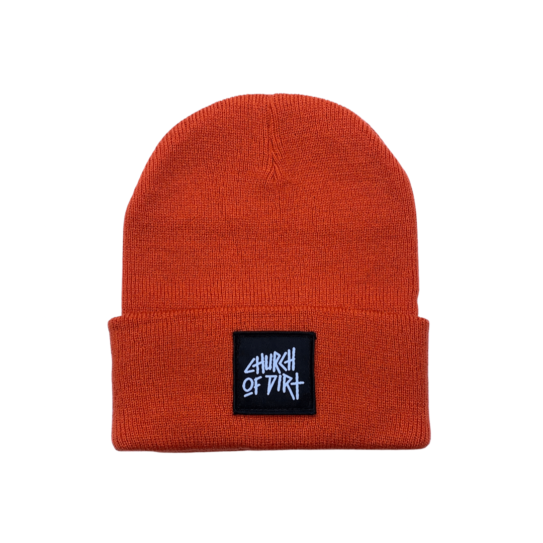 Orange Dirt Surfer Beanie
